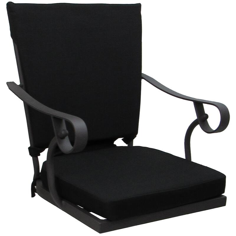 Outdoor or Indoor Patio Swivel Dining Chair - Jamey