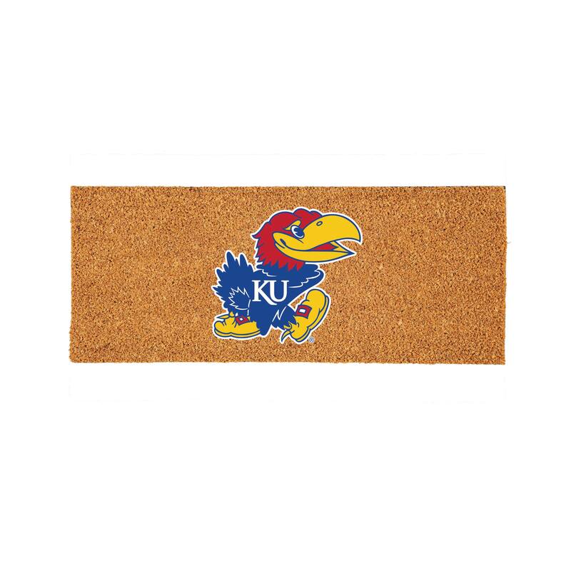 University of Kansas Full Color Indoor/Outdoor Coir Mat