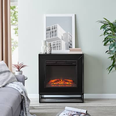 SEI Furniture Francis Contemporary Electric Fireplace