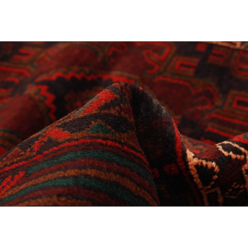 Teimani Burgundy Rug 2'11" x 4'11" - 2'11 x 4'11