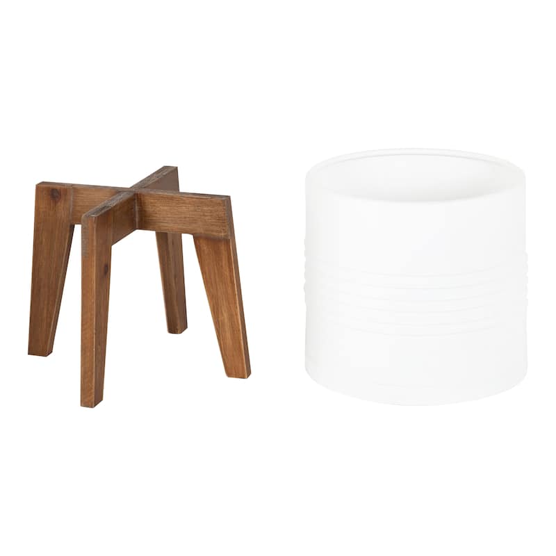 Kate and Laurel Gavri Tabletop Planter Set - 2 Piece
