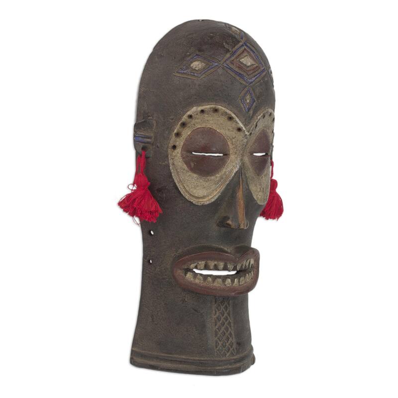 Novica Handmade Chihongo African Wood Mask