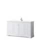 Option White, Chrome Trim, White Quartz Top
