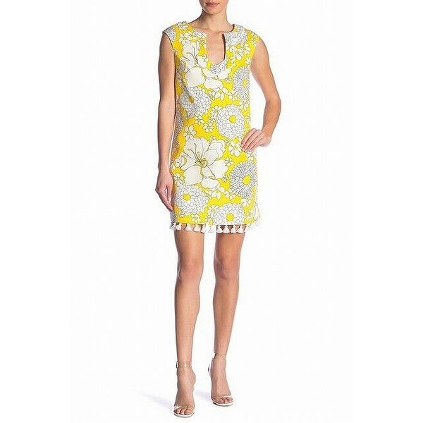 trina turk yellow dress