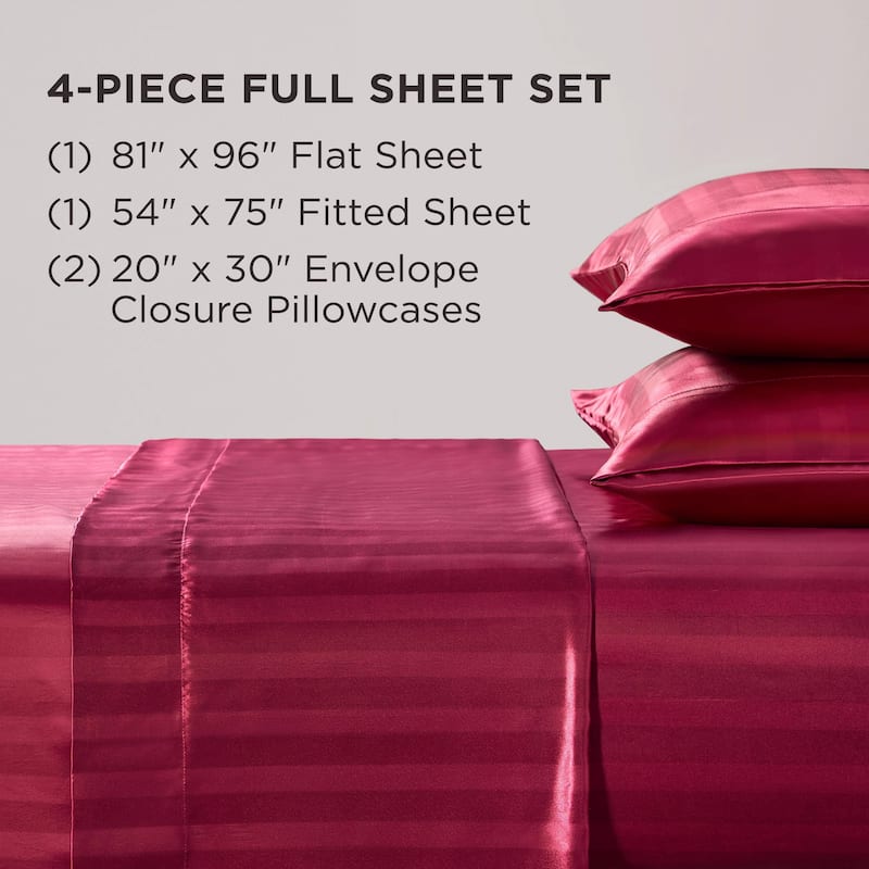 Juicy Couture Silky Satin Damask Sheet Sets