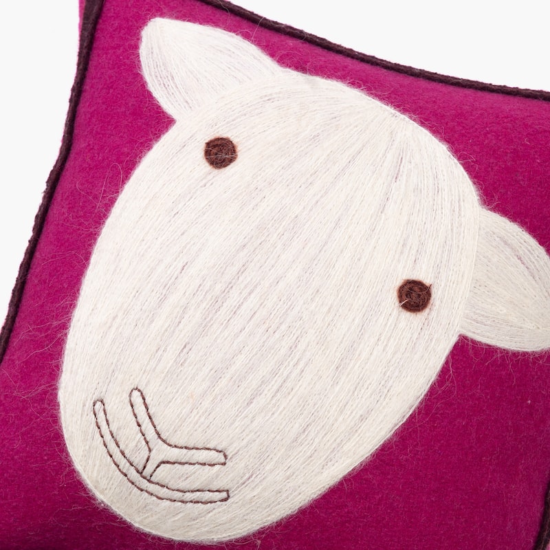Purple Sheep Decorative Pillow - Specialty - Purple