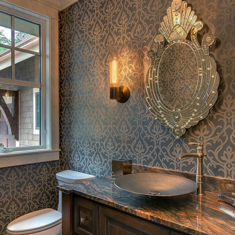 Modern Gold Wall Sconce with Glass Cylinder Shade - Elegant Lighting Fixture for Hallway, Bedroom, or Living Room - W4.3"