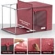 preview thumbnail 22 of 25, Foldable Storage Bag Breathable Bamboo Fabric Dustproof Organizer Box Charcoal - (2 Section - Beige)