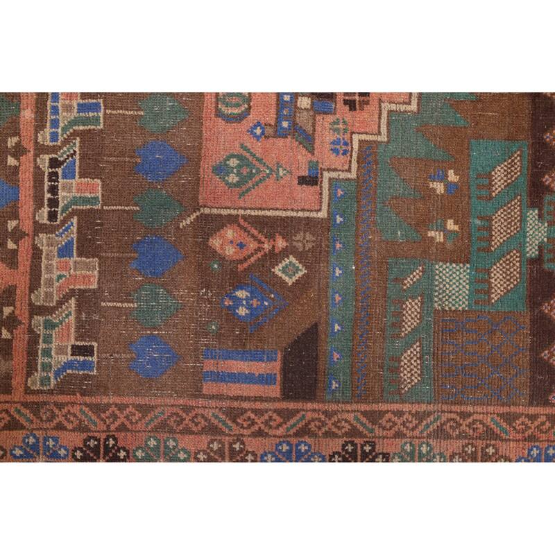 ECARPETGALLERY Hand-knotted Teimani Brown Wool Rug - 3'7 x 6'4