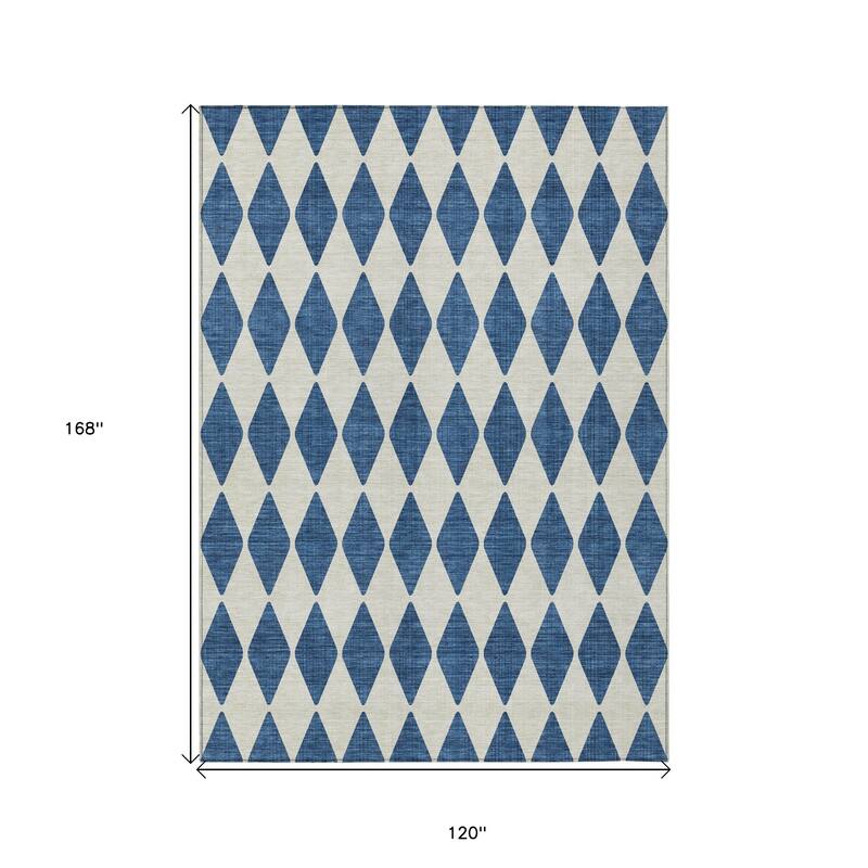 HomeRoots Geometric Transitional Rectangle Outdoor Rug