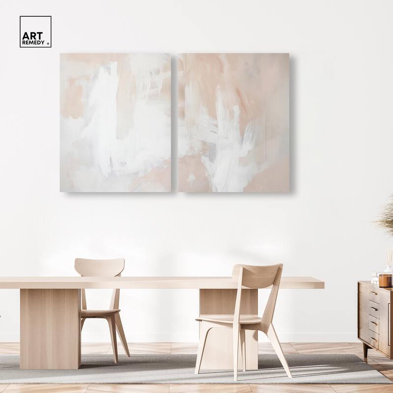 Opalescent Hues I Canvas Set of 2 by Art Remedy, Gallery Wrapped