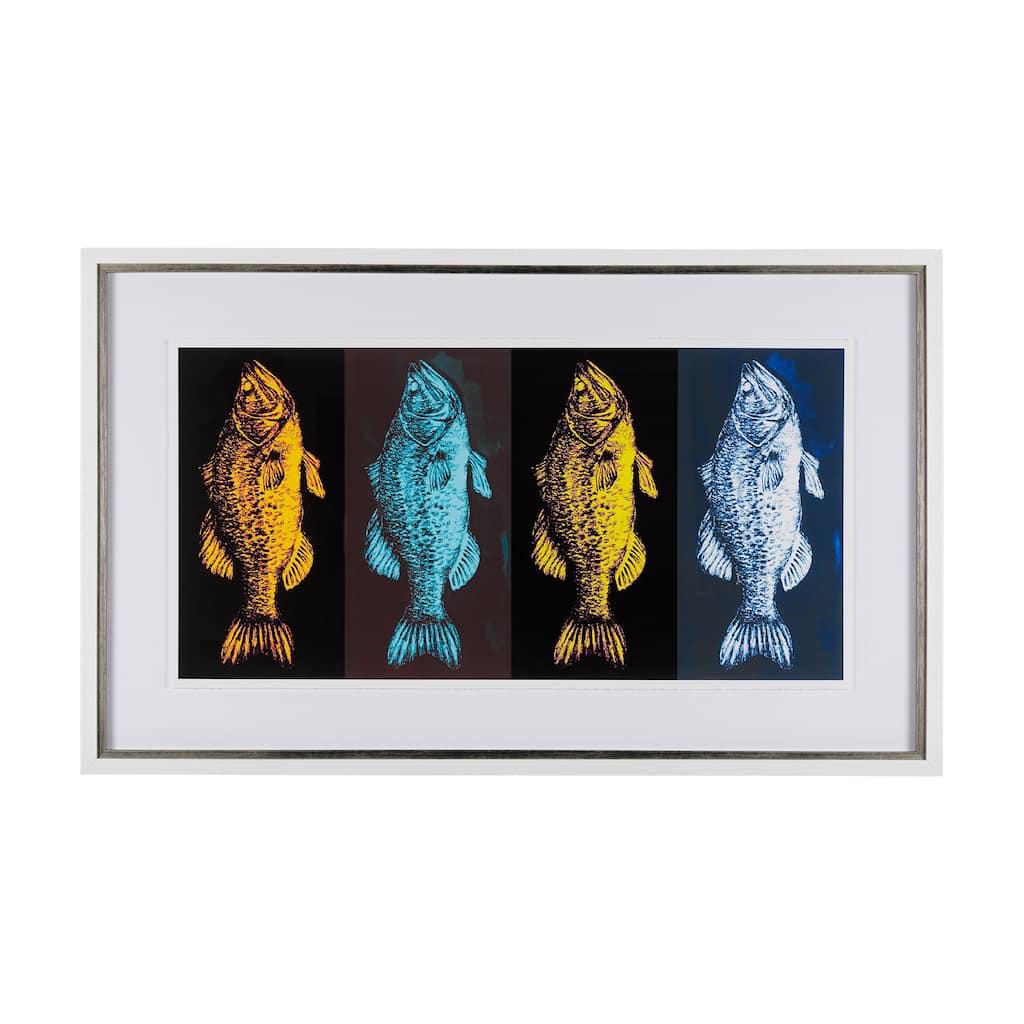Largemouth Bass Print 4 in 1 Framed Art Print