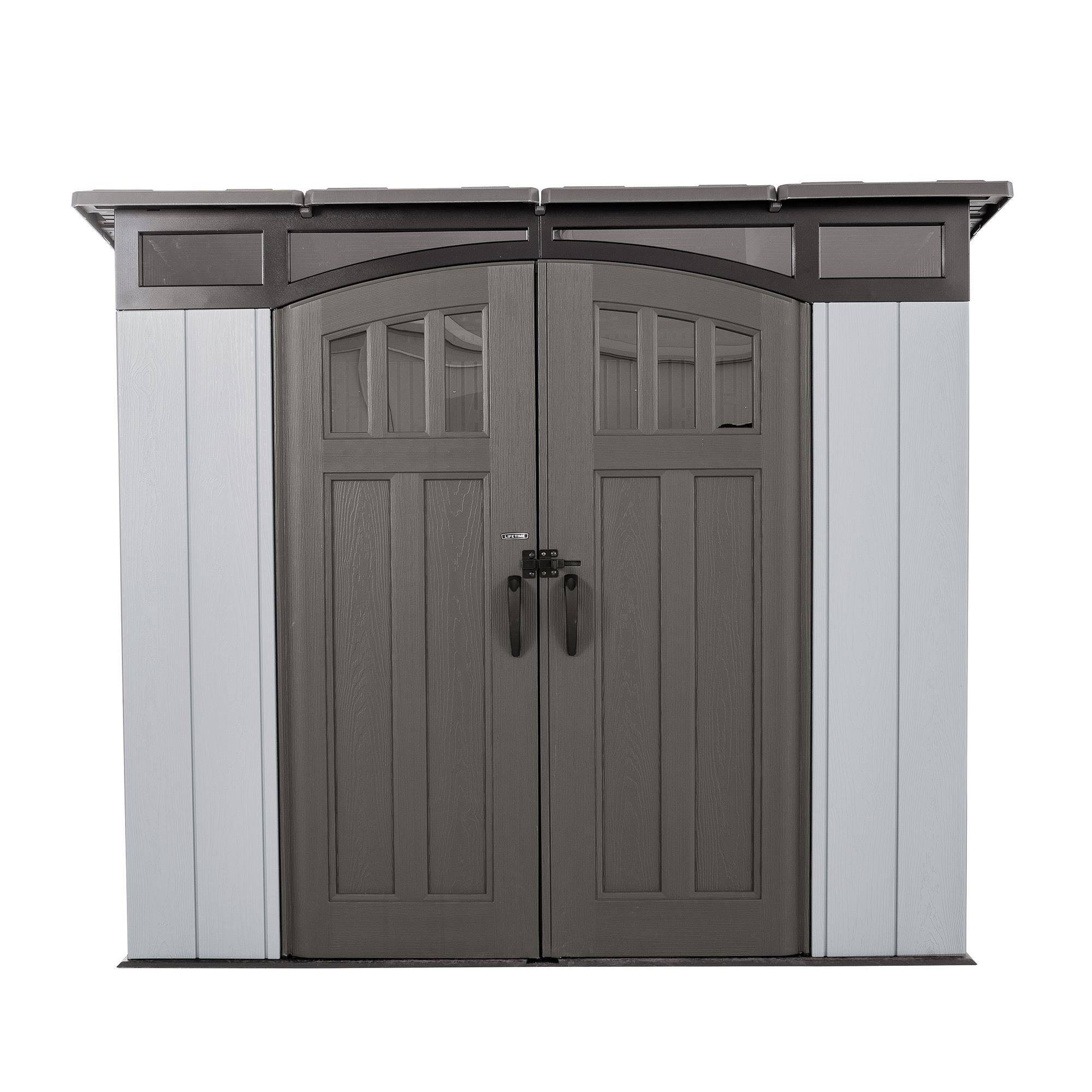Lifetime 8 Ft. x 5 Ft. Compact Modern Shed (60461)