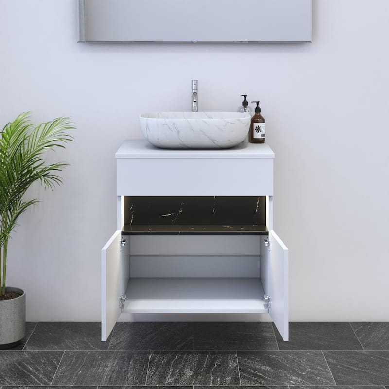 Laguna 2D 60 Floating Bathroom Vanity (24" Width)