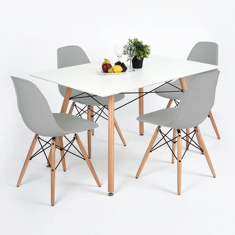 Homall Modern Dining Chairs -Set of 4 - Grey