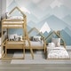 preview thumbnail 8 of 7, Casita House Twin Floor Bed