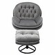 preview thumbnail 71 of 133, TV Chair Accent Chair for Living Room with Ottoman