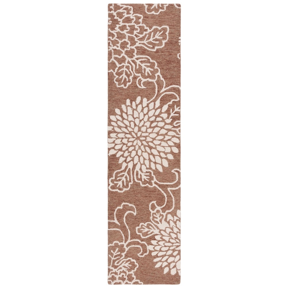 SAFAVIEH Handmade Jardin Ketevan Floral Wool Rug