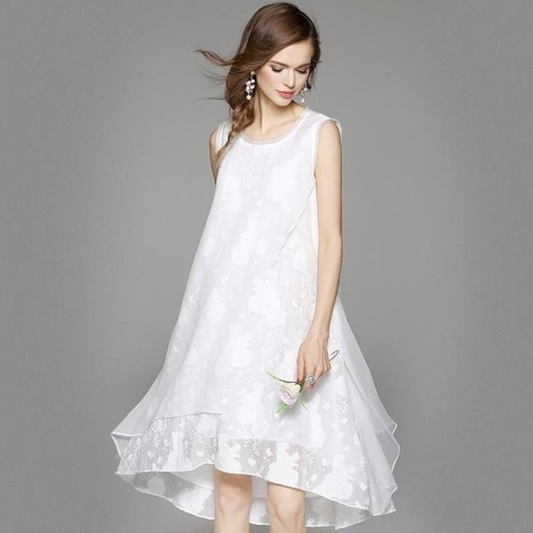 spring and summer white dresses