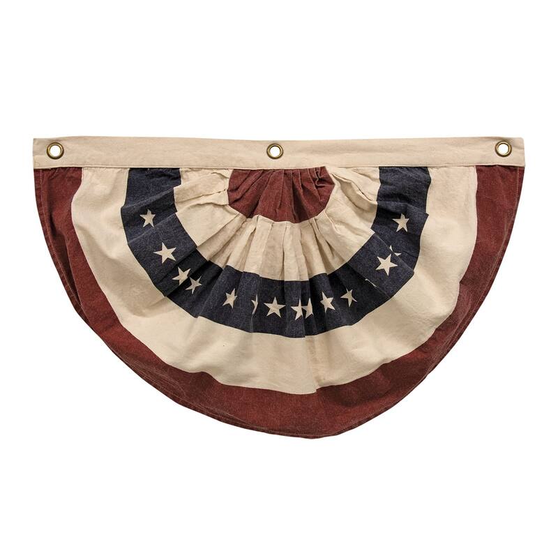 Stonewashed Americana Bunting 17"x28"