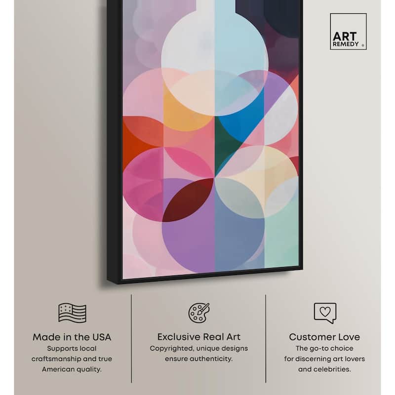 Oneiric Circles III Canvas by Art Remedy