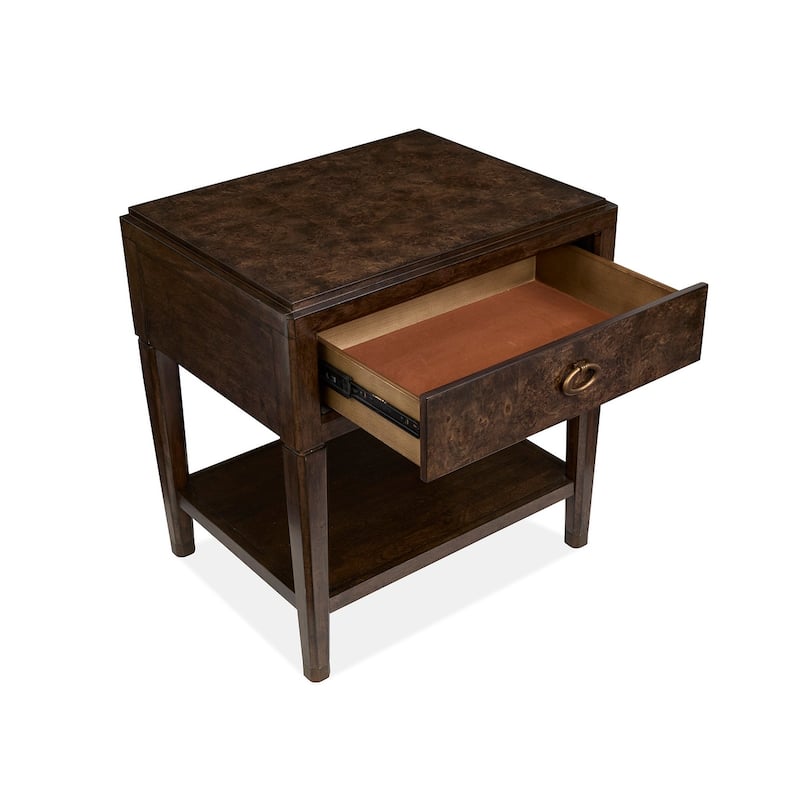 Magnussen Home Rowan Espresso Open Nightstand