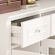 preview thumbnail 10 of 48, Large Entertainment Center Bookshelves 57x38 inch Hutch Space for TV