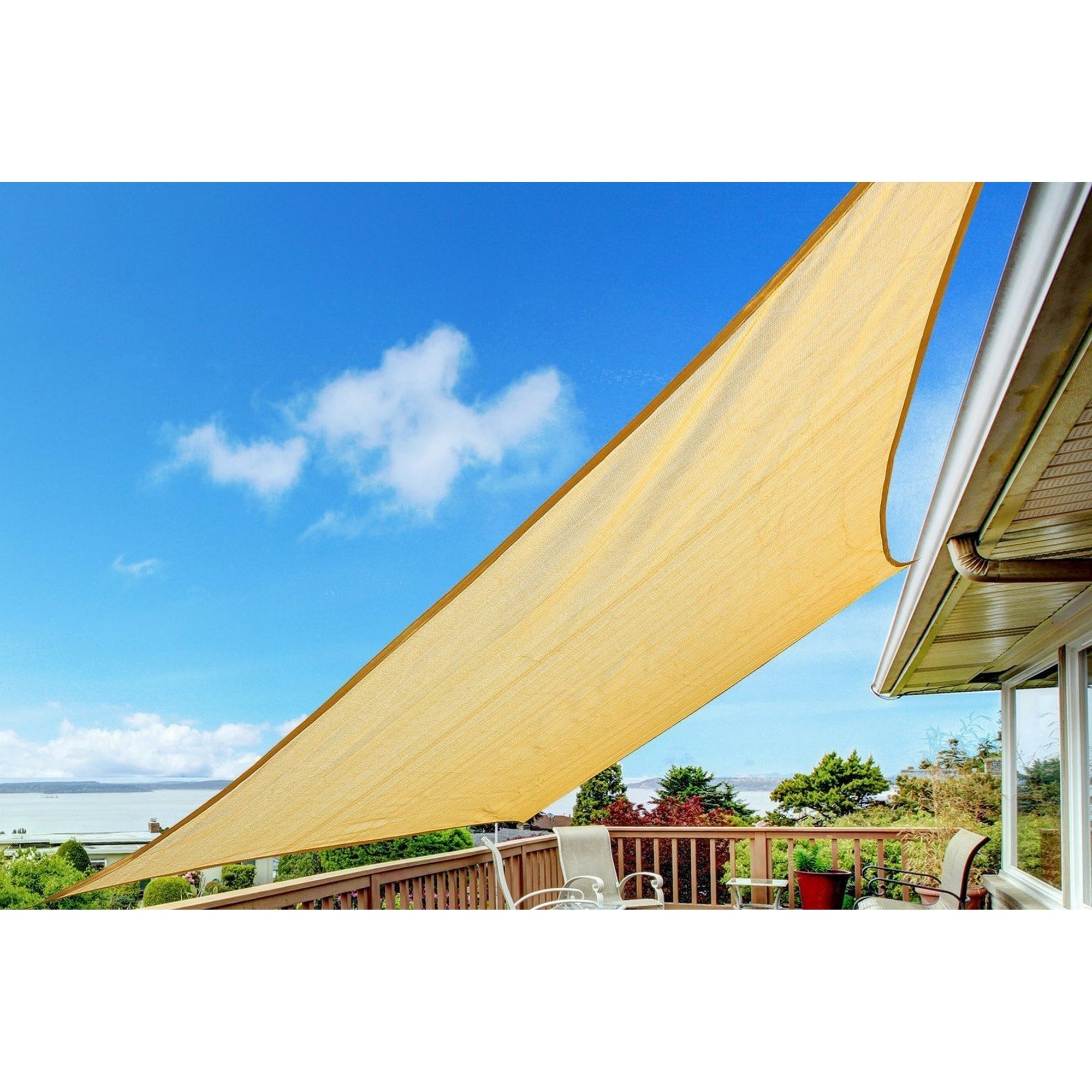 Schild Technik 12' x 16' Sun Shade Sail UV Block for Outdoor Patio Garden 
