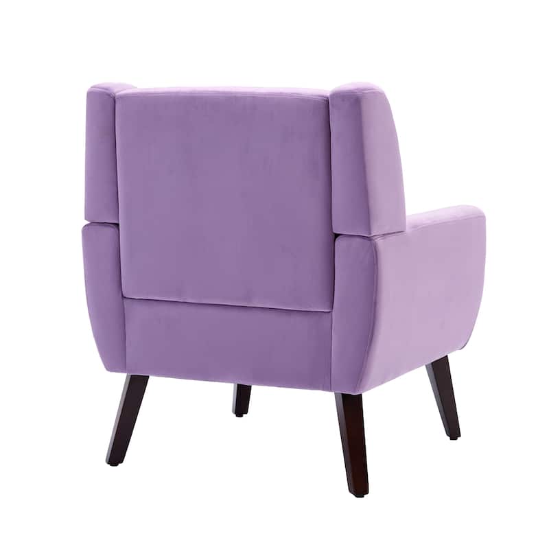 Tufted Upholstered Accent Armchair