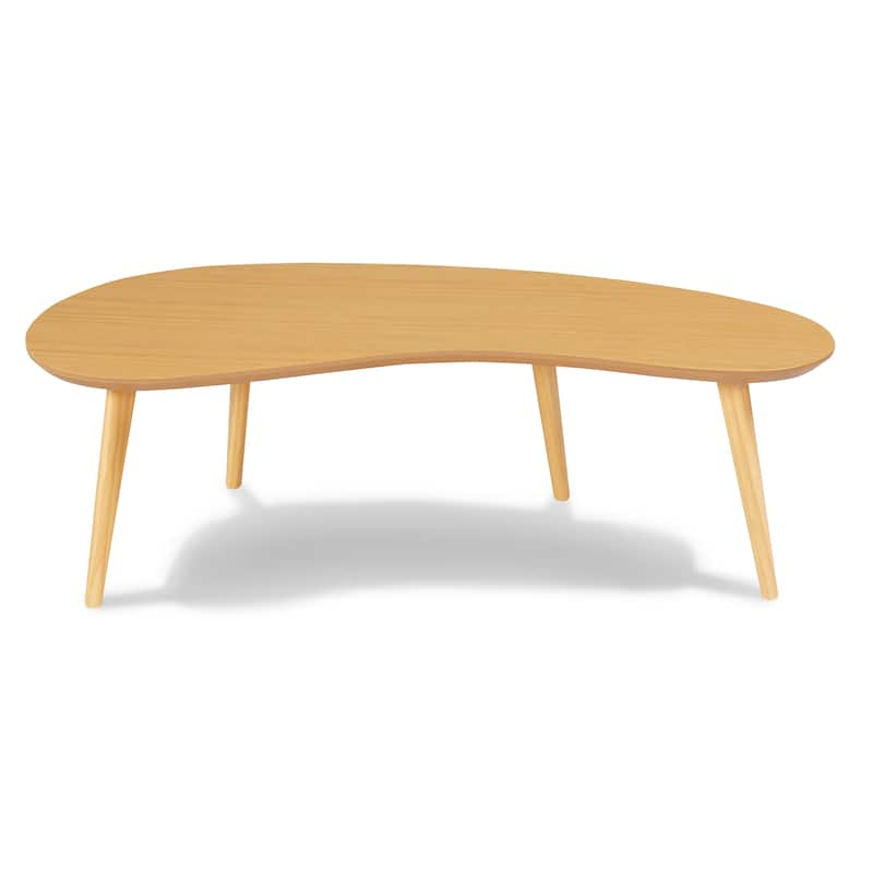 Mid Century Modern Coffee Table - Oak - Wood