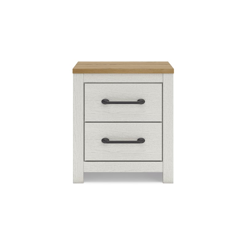 Signature Design by Ashley Linnocreek White/Brown Nightstand