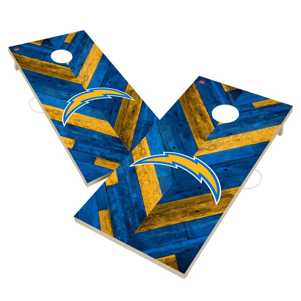 Los Angeles Chargers NFL Cornhole Board Set