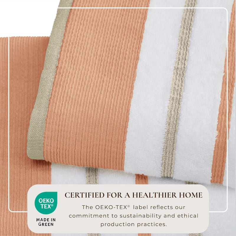 Linery & Co. Luxury Cotton Decorative Towel Set.