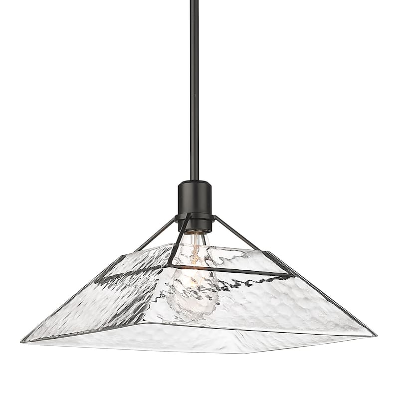 Golden Lighting Kepler 1-light Pendant in Matte Black - Matte Black
