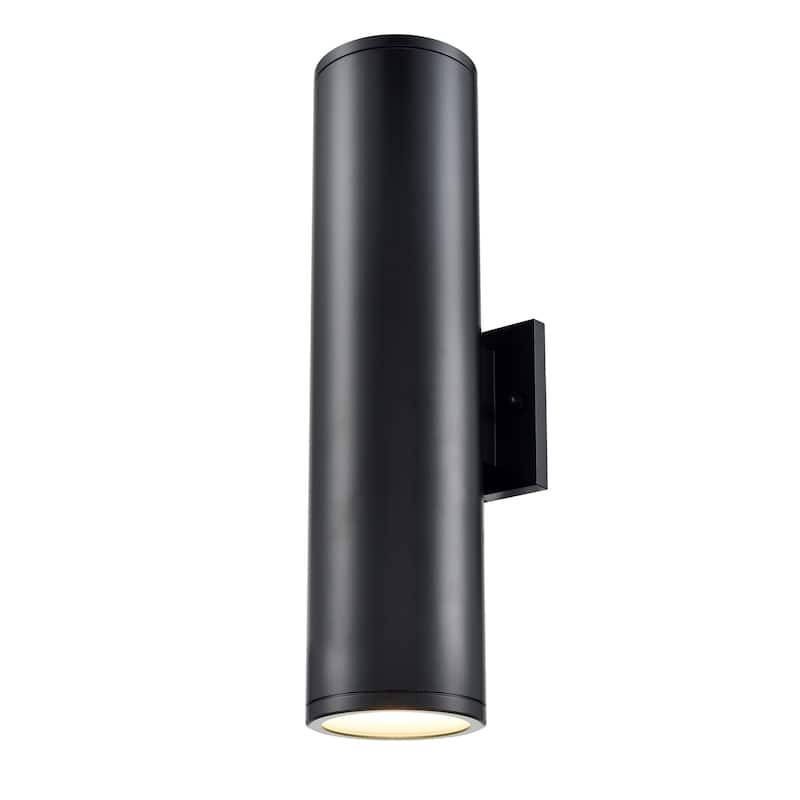 Vegas LED Outdoor Wall Sconce Powder Coated Black