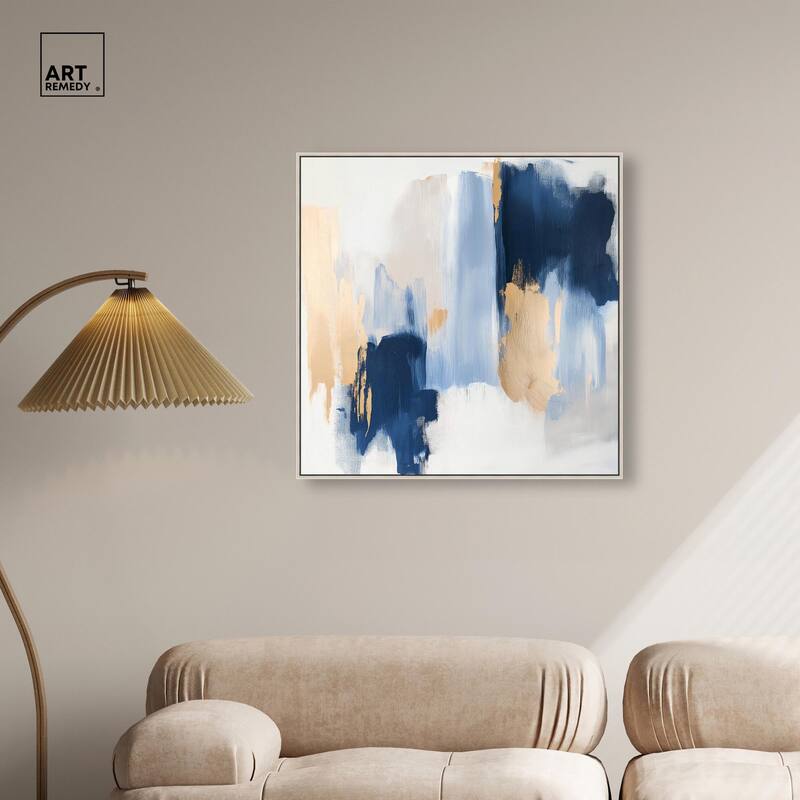 Tranquil Blue Depths I Canvas by Art Remedy