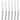 Amefa Bongo Steak Knives Set of 6 Micro Serrated 4 Inch Blade - Silver