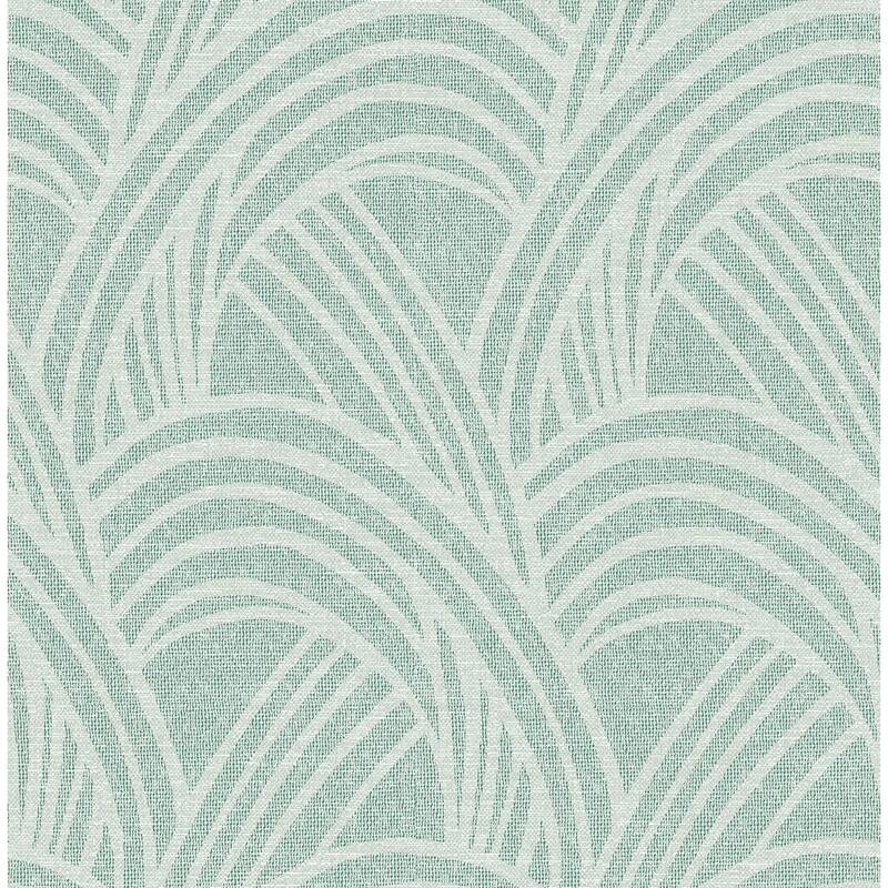 Scott Living Farrah Green Geometric Wallpaper