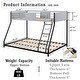 preview thumbnail 5 of 11, Metal Twin over Full Bunk Bed/ Heavy-duty Sturdy Metal/Full-length Vent Board Guardrail/CPC Certified/ No Box Spring Needed