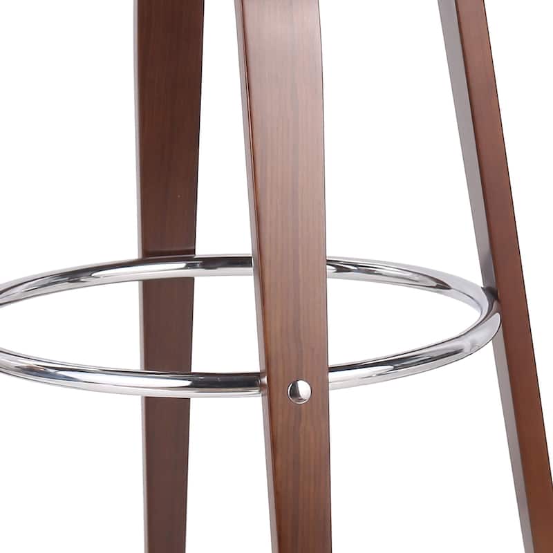 Modern Upholstered Swivel Barstool
