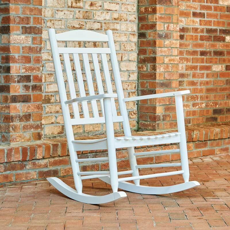 Grandview Wood Outdoor Patio Rocking Chair