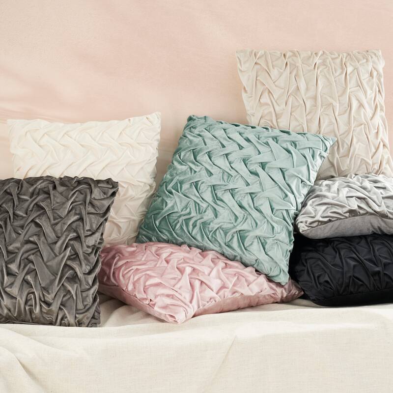 Mina Victory Lifestyle Solid Throw Pillow