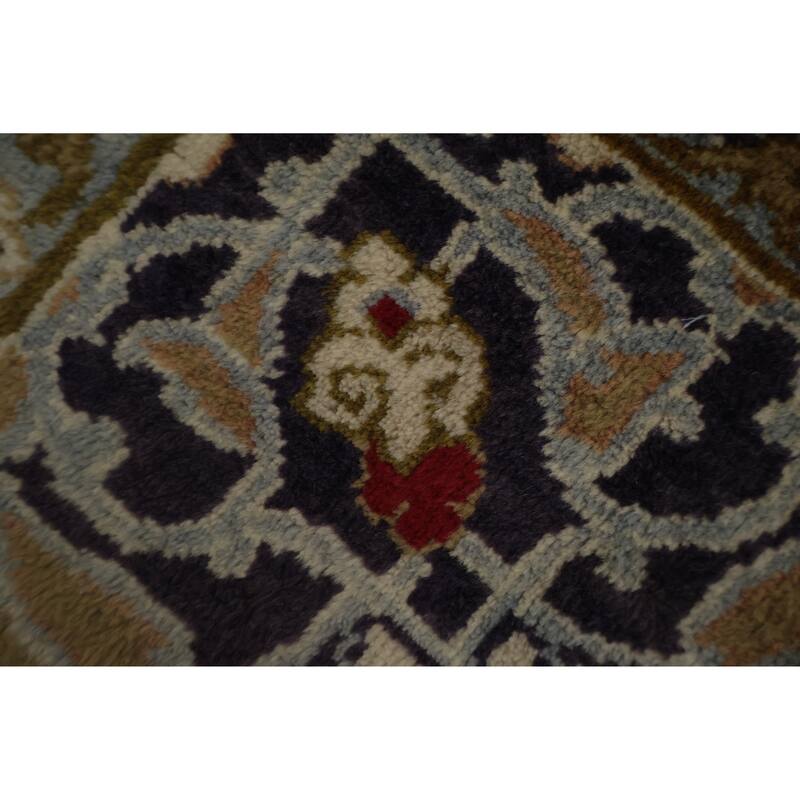 Hand Knotted Oriental 100% Wool Carpet Traditional Floral Red Najafabad Area Rug - 13' 4'' X 9' 11''