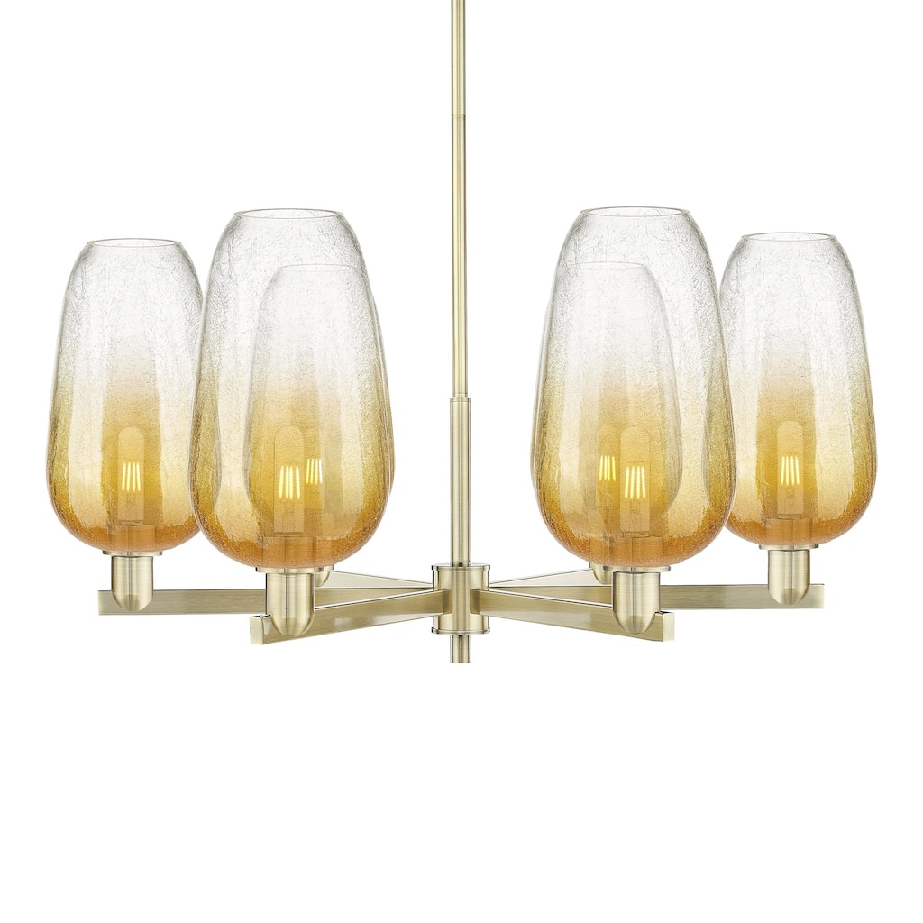 Innovations Lighting 716-6CR-17-24 Brookhaven Flute Chandelier