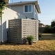 preview thumbnail 24 of 36, 3-Panel Outdoor Air Conditioner Fence Screen, Outside Wood Privacy Fence, 32" W x 38" H
