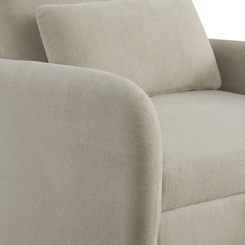 Spruce & Spring Modern Pull-Out Accent Chair Bed with Adjustable Backrest & Space-Saving Design