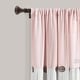 preview thumbnail 55 of 152, Lush Decor Linen Button Single Panel Window Curtain