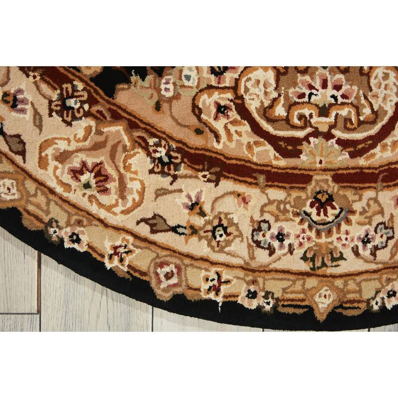 Nourison Hand-tufted Traditional Persian Wool Silk Area Rug