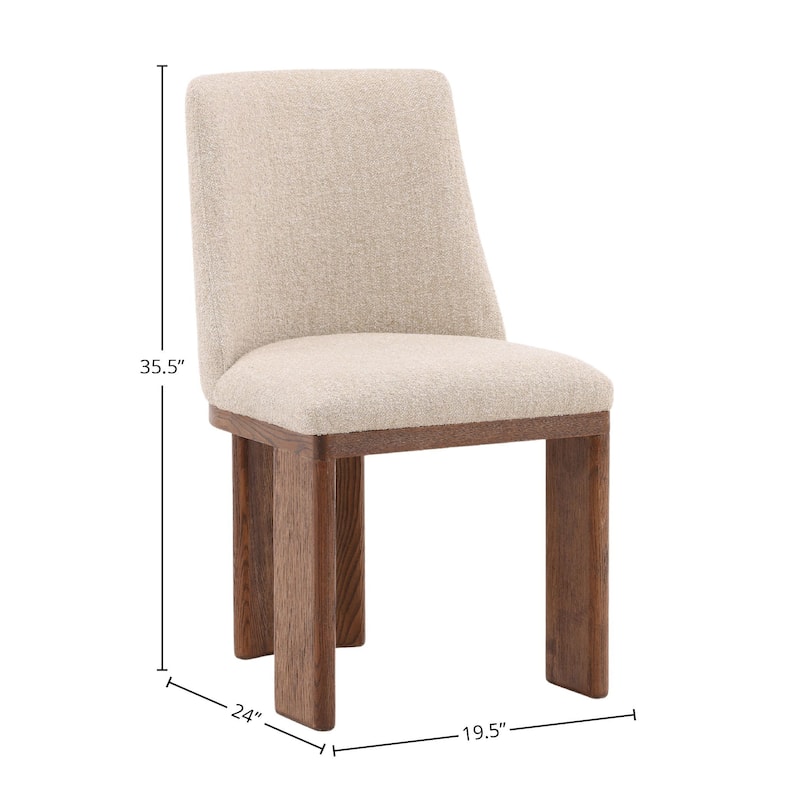 Avondale Polyester Upholstered Dining Chair, Sand