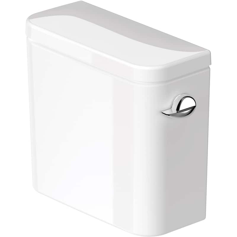 Duravit DuraStyle Basic 1.28 GPF Toilet Tank Only - Right Hand Lever - White